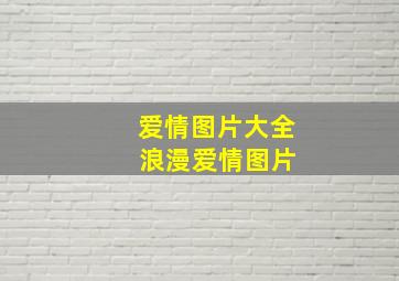 爱情图片大全 浪漫爱情图片